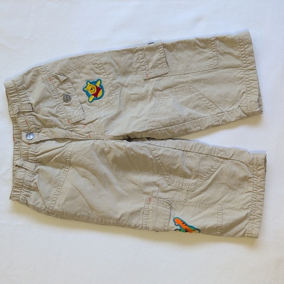 disney winnie the pooh lined cargo track pants size 80 12-18 months baby - Picture 2 of 10